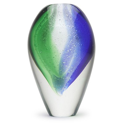 Bubble Bud Vase - Blue/Green