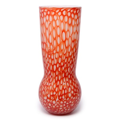 Mod Rings Bulb Vase - Blood Orange