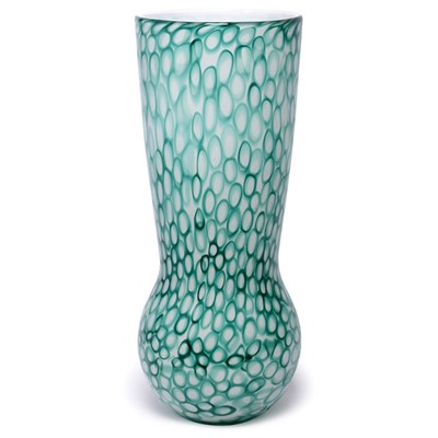 Mod Rings Bulb Vase - Blue Teal