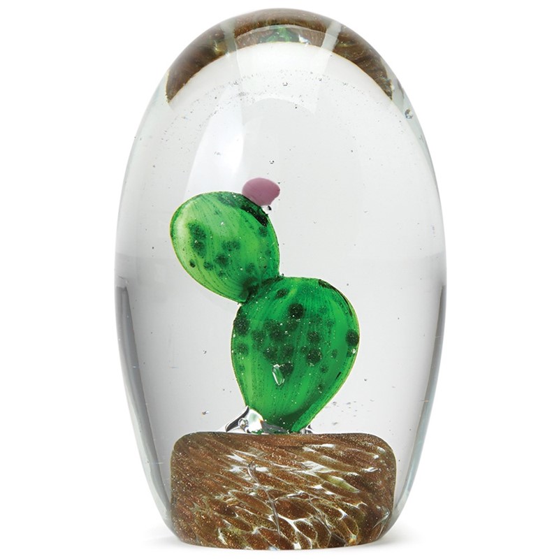 Medium Paperweight - Prickly Pear Cactus