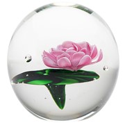 Large Paperweight - Pink Water Lily 91193P View 2