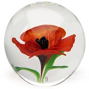 Medium Paperweight - Poppy 86126 View 3