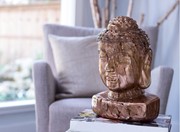 Guanyin (Female Buddha) Head - Copper 25439CO View 4