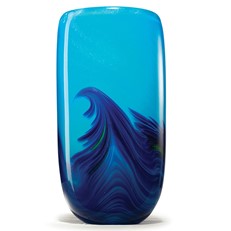 Flat Vase - Wave Glow