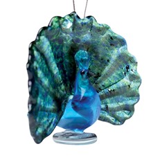 Glassdelights Ornament Peacock
