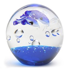 Small Paperweight - Dolphins Aqua