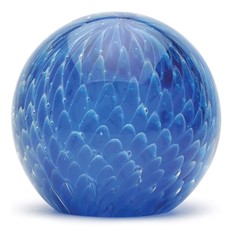 Large Paperweight - Blue Web Glow