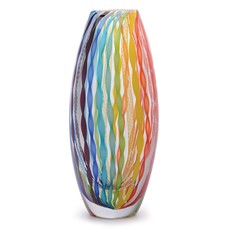 Canework Tall Vase - Rainbow