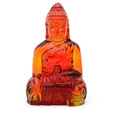 Guanyin (Female Buddha) - Red Amber