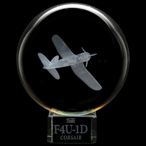 Crystal Sphere - F4U Corsair