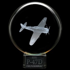 Crystal Sphere - P-47D Thunderbolt