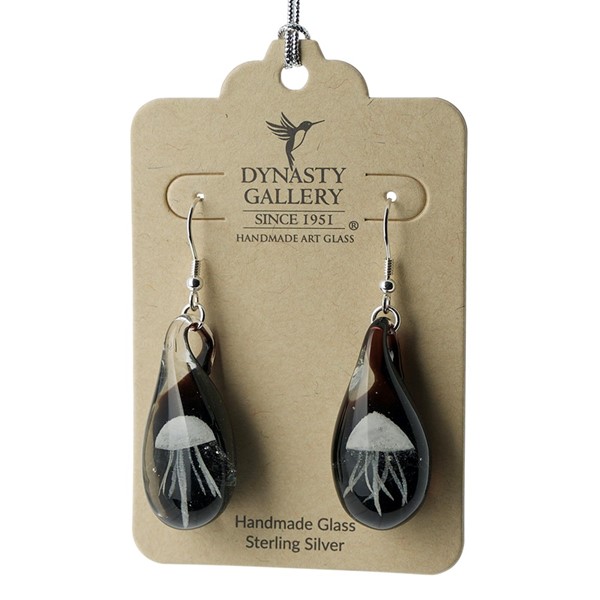 Jellyfish Earrings - White Glow