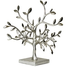 Metal 4-Way Leaf Ornament Tree