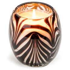 Glisten + Glass Candle Zebra Glow