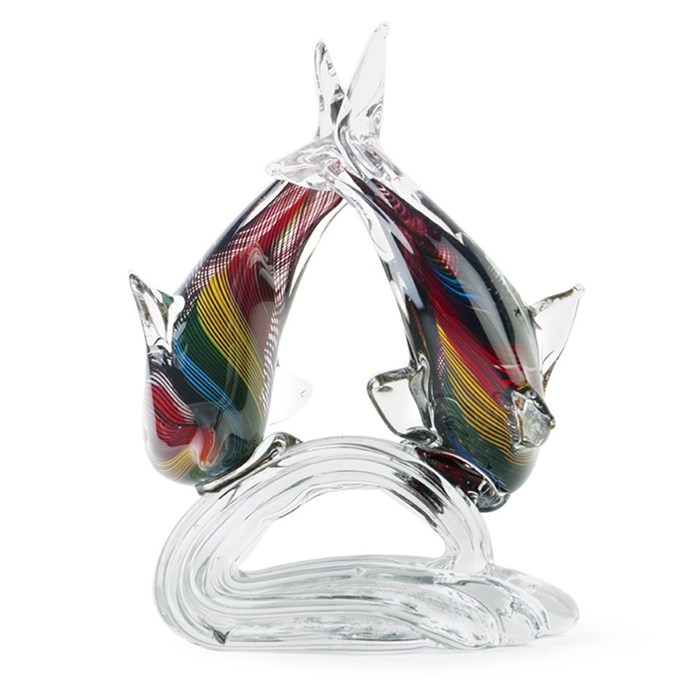 Rainbow Twist Dancing Dolphins 25080