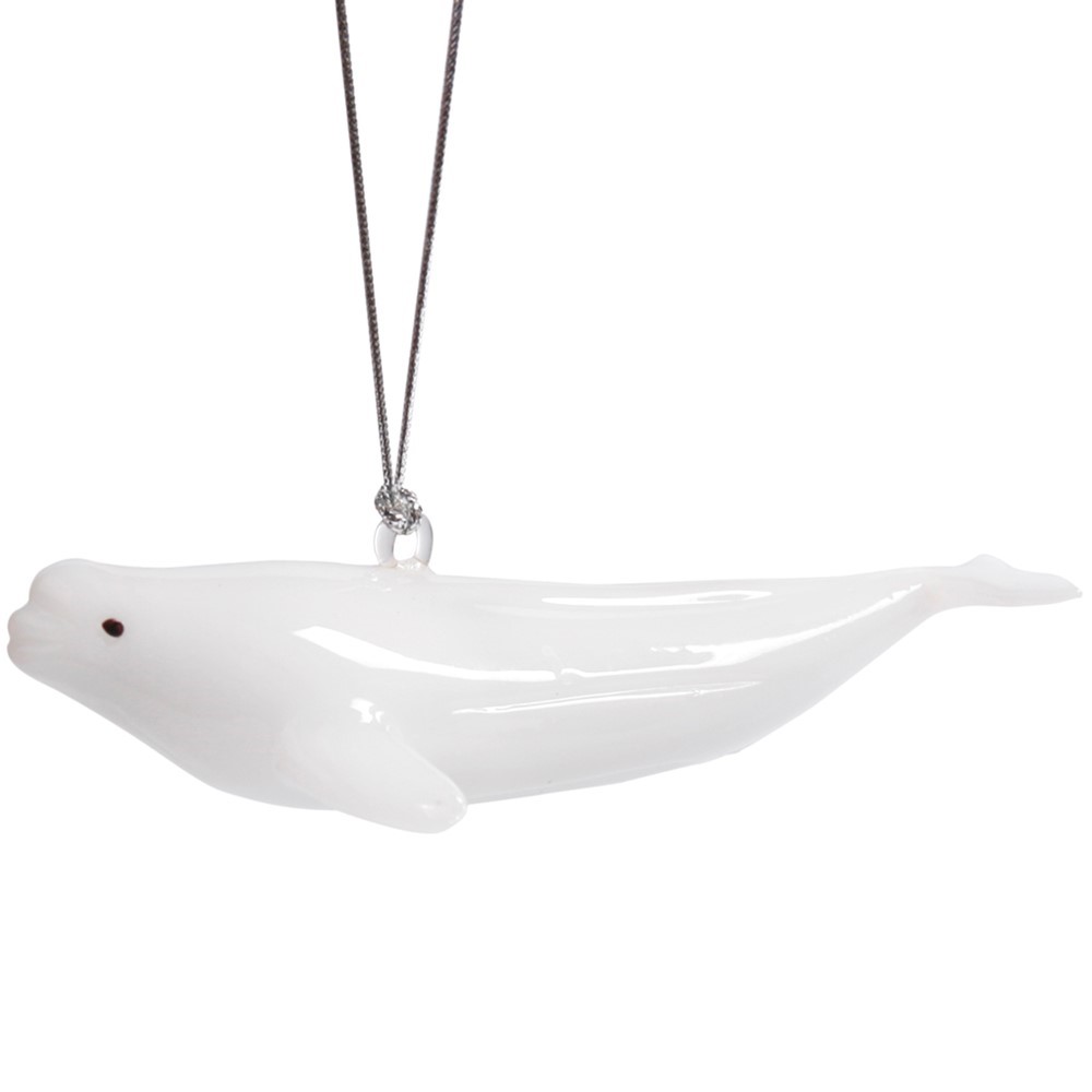 Glassdelights Ornament - Beluga Whale 26802
