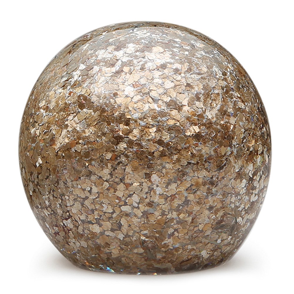 Large Paperweight - Gold Rush/Flakes 91170