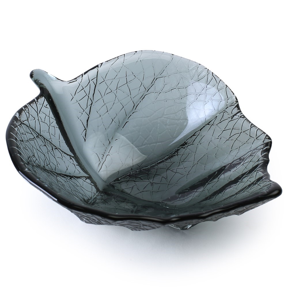 Small Leaf Bowl - Smoky Grey 503012B