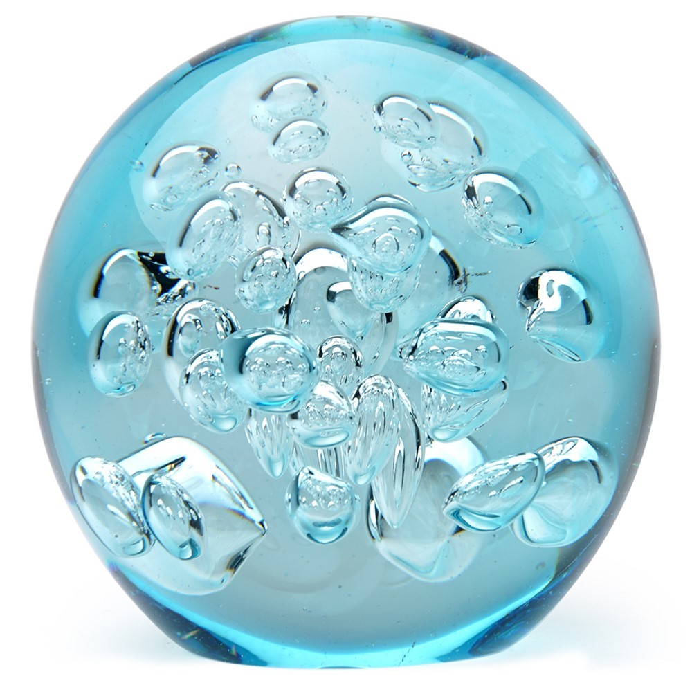 Large Spa Bubbles Paperweight - Aquamarine 84201AQ