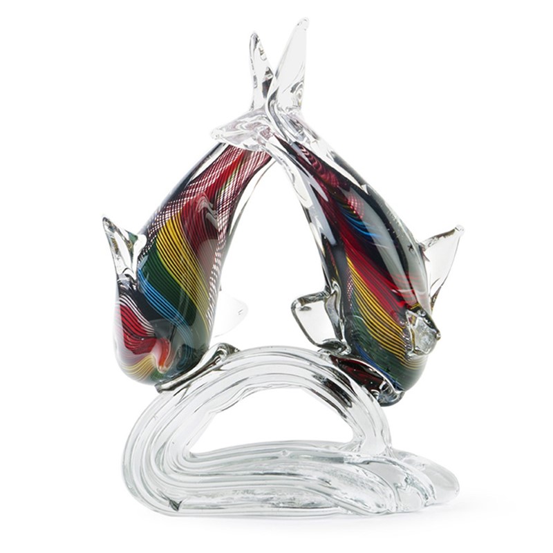Rainbow Twist Dancing Dolphins 25080