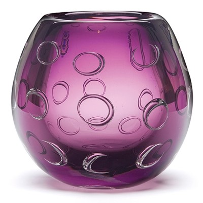 Tulip Ring Vase - Purple