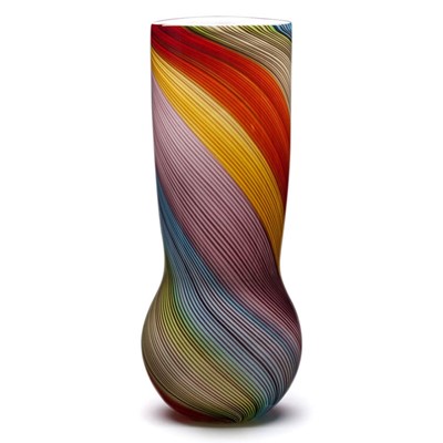 Bulb Vase - Rainbow Twist