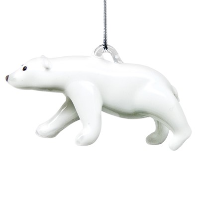 Glassdelights Ornament Polar Bear