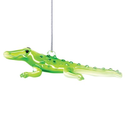 Glassdelights Ornament Alligator