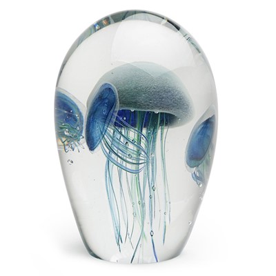 Quadruple Jellyfish - Teal Glow