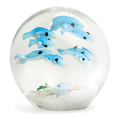 Large Paperweight - Dolphins