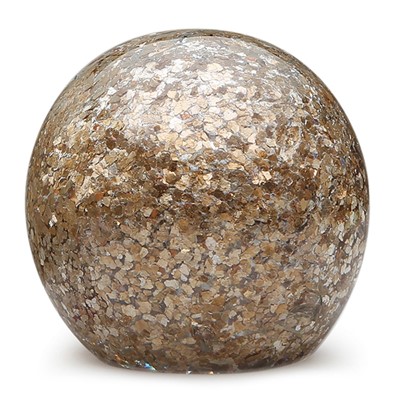 Large Paperweight - Gold Rush/Flakes