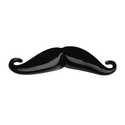 Mustache Black - 8in [Final Sale]