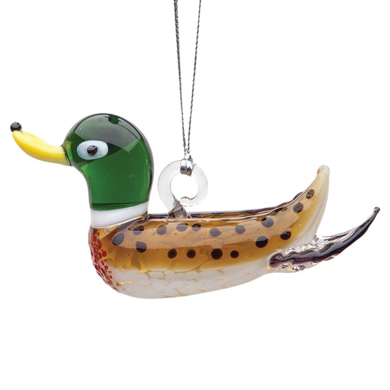 Glassdelights Ornament Mallard Duck