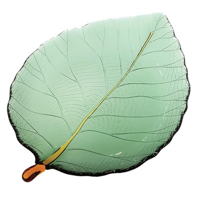Large Leaf Plate - Olive