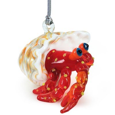 Glassdelights Ornament Hermit Crab