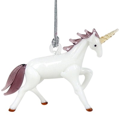 Glassdelights Ornament - Unicorn