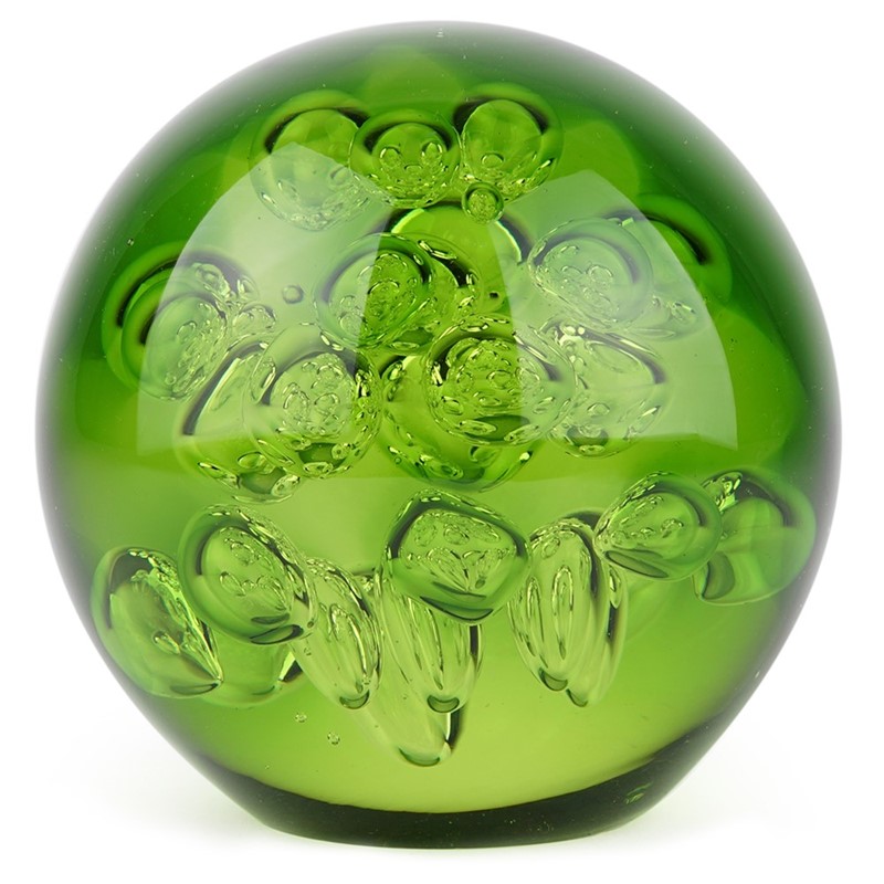 Large Spa Bubbles Paperweight - Peridot