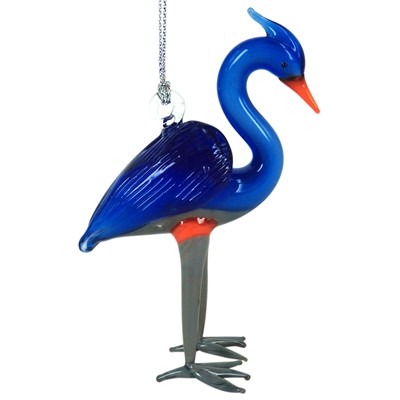 Glassdelights Ornament - Blue Heron
