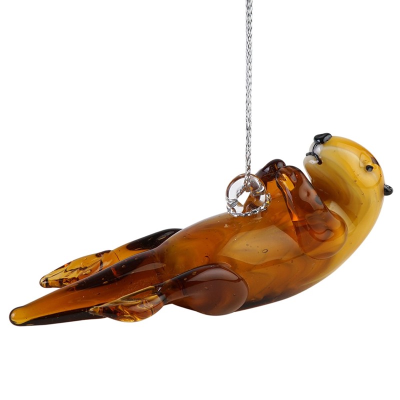 Glassdelights Ornament - Sea Otter