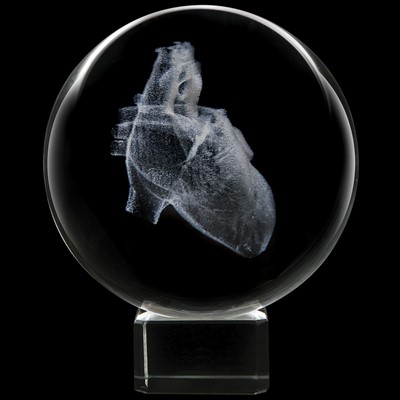 Crystal Sphere - Heart