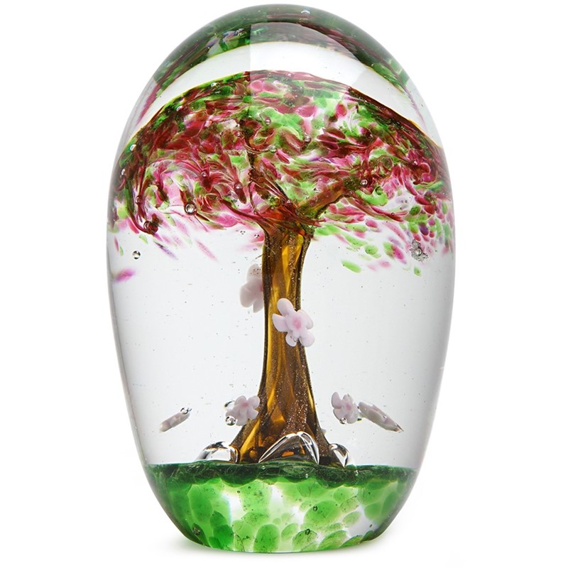 Medium Paperweight - Cherry Blossom Tree