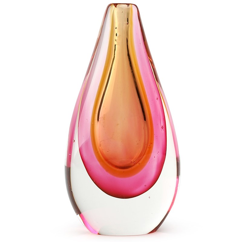 Halo Bud Vase - Amber/Rose