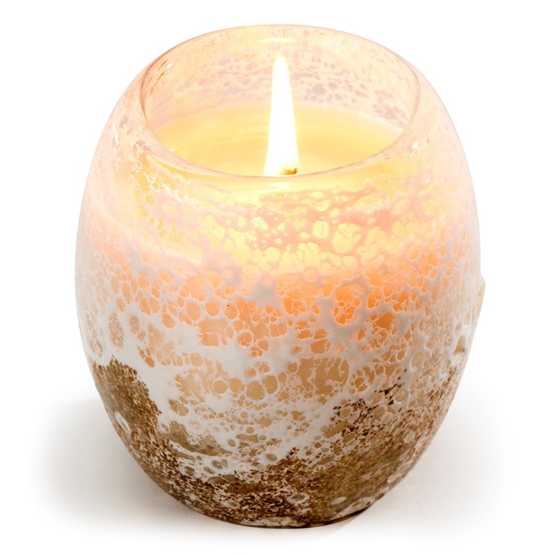 Glisten + Glass Candle White Sandstone