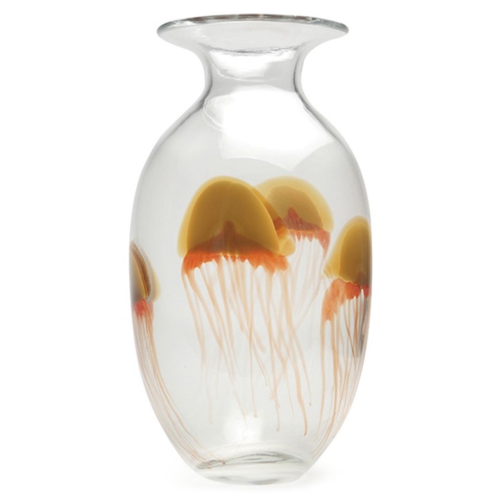 Jellyfish Clear Vase | Dynasty Gallery