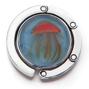 Jellyfish Purse Holder - Orange/Blue Glow 83802OR View 2