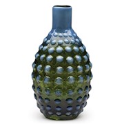 Morocco Oval Vase - Blue/Green 504005B View 2