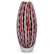 Canework Tall Vase - Eggplant/Orange 26714A View 2