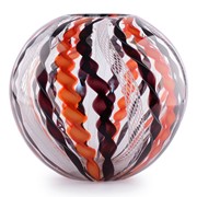 Canework Bowl - Eggplant/Orange 26714B View 2
