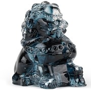 Foo Dog, Indigo Blue 25452B View 2