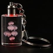 Crystal Keychain - Moon Jelly, Multicolor LED 51904M View 2